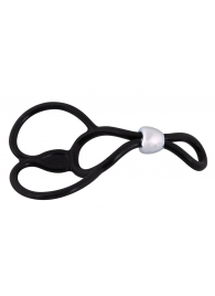 Лассо с подхватом мошонки Triple Ball-und Cockring - Orion - в Магнитогорске купить с доставкой