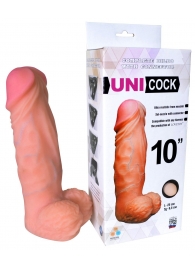 Фаллическая насадка Харнесс UNICOCK 10  - 25 см. - LOVETOY (А-Полимер) - купить с доставкой в Магнитогорске
