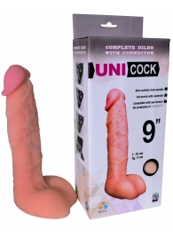 Фаллическая насадка Харнесс UNICOCK 9  - 24 см. - LOVETOY (А-Полимер) - купить с доставкой в Магнитогорске