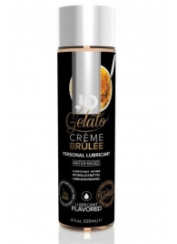 Лубрикант с ароматом крем-брюле JO GELATO CREME BRULEE - 120 мл. - System JO - купить с доставкой в Магнитогорске