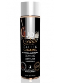 Лубрикант с ароматом солёной карамели JO GELATO SALTED CARAMEL - 120 мл. - System JO - купить с доставкой в Магнитогорске