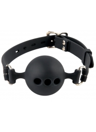 Силиконовый кляп-шар с отверстиями для дыхания Silicone Breathable Ball Gag Small - Pipedream - купить с доставкой в Магнитогорске