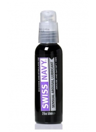 Возбуждающий гель-лубрикант на водной основе Sensual Arousal Lubricant - 59 мл. - Swiss navy - купить с доставкой в Магнитогорске