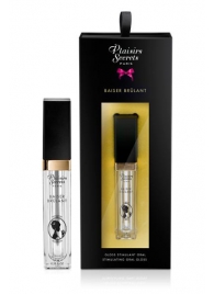Стимулирующий блеск для губ Baiser Brulant Gloss Plaisirs Secrets - 7 мл. - Plaisir Secret - купить с доставкой в Магнитогорске