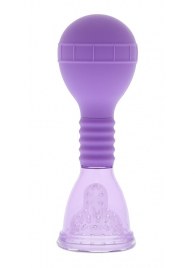 Фиолетовая помпа для клитора PREMIUM RANGE ADVANCED CLIT PUMP - Seven Creations