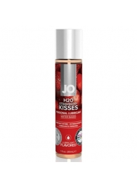 Смазка с ароматом клубники JO Flavored Strawberry Kiss - 30 мл. - System JO - купить с доставкой в Магнитогорске