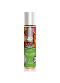 Смазка с ароматом тропических фруктов JO Flavored Tropical Passion - 30 мл. - System JO - купить с доставкой в Магнитогорске