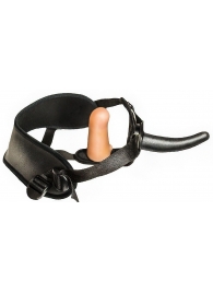 Женский страпон с вагинальной пробкой Woman Strap - 12 см. - LOVETOY (А-Полимер) - купить с доставкой в Магнитогорске