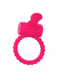 Розовое силиконовое виброкольцо A-toys - A-toys - в Магнитогорске купить с доставкой