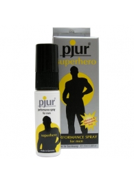 Пролонгирующий мужской спрей pjur SUPERHERO spray - 20 мл. - Pjur - купить с доставкой в Магнитогорске