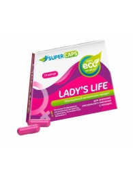 Возбуждающие капсулы Ladys Life - 14 капсул (0,35 гр.) - SuperCaps - купить с доставкой в Магнитогорске