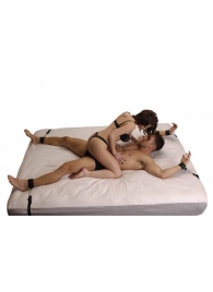 Бондаж для фиксации на кровати Frisky Bedroom Restraint Kit - XR Brands - купить с доставкой в Магнитогорске