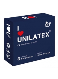 Ультрапрочные презервативы Unilatex Extra Strong - 3 шт. - Unilatex - купить с доставкой в Магнитогорске