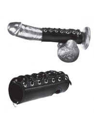 Сбруя на член на шнуровке 5  Cock Sheath - BlueLine - купить с доставкой в Магнитогорске
