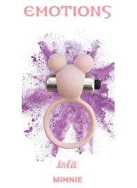 Розовое эрекционное виброколечко Emotions Minnie Light pink - Lola Games - в Магнитогорске купить с доставкой