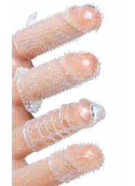 Набор из 4 насадок на член Pleasured Penis Enhancement Sleeve 4 Pack - XR Brands - в Магнитогорске купить с доставкой