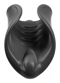 Чёрный мастурбатор Vibrating Silicone Stimulator с вибрацией - Pipedream - в Магнитогорске купить с доставкой