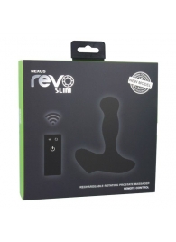 Чёрный перезаряжаемый массажёр предстательной железы NEXUS Revo Slim - Nexus Range - в Магнитогорске купить с доставкой