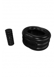 Чёрное эрекционное виброкольцо Stretch - Bathmate - в Магнитогорске купить с доставкой