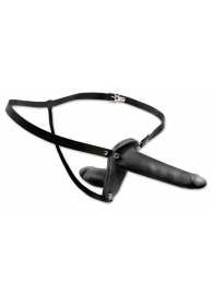 Женский страпон с вагинальной пробкой Double Penetrix Strap-on - 15 см. - Pipedream - купить с доставкой в Магнитогорске