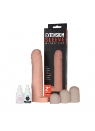 Насадка-удлинитель Extension sleeve с подхватом мошонки - 19 см. - Sitabella - в Магнитогорске купить с доставкой