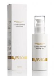 Массажный гель-смазка на силиконовой основе Allover Massage Gel - 100 мл. - YESforLOV - купить с доставкой в Магнитогорске