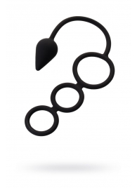 Тройное эрекционное кольцо с анальным хвостом Drop S-size - Erotist Adult Toys - в Магнитогорске купить с доставкой