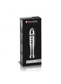 Ребристый фаллоимитатор для электростимуляции Funky Fella Rill Dildo - 13 см. - MyStim - купить с доставкой в Магнитогорске