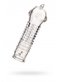 Прозрачная закрытая насадка на пенис TOYFA A-Toys - 14,7 см. - A-toys - в Магнитогорске купить с доставкой