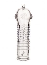 Прозрачная закрытая насадка на пенис TOYFA A-Toys - 14,7 см. - A-toys - в Магнитогорске купить с доставкой