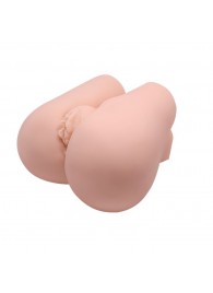 Реалистичный мастурбатор с вибрацией и двумя тоннелями - вагиной и анусом - Baile - в Магнитогорске купить с доставкой