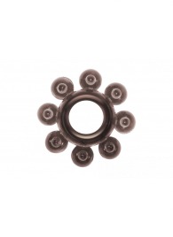 Чёрное эрекционное кольцо Rings Bubbles - Lola Games - в Магнитогорске купить с доставкой