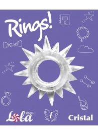 Прозрачное эрекционное кольцо Rings Cristal - Lola Games - в Магнитогорске купить с доставкой