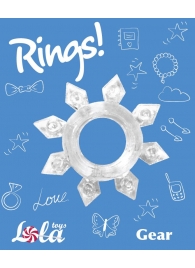 Прозрачное эрекционное кольцо Rings Gear - Lola Games - в Магнитогорске купить с доставкой