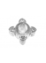 Прозрачное эрекционное кольцо Rings Screw - Lola Games - в Магнитогорске купить с доставкой