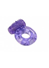 Фиолетовое эрекционное кольцо с вибрацией Rings Axle-pin - Lola Games - в Магнитогорске купить с доставкой