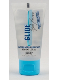 Интимная смазка на водной основе Glide - 30 мл. - HOT - купить с доставкой в Магнитогорске