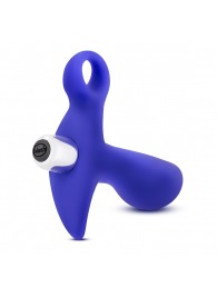 Синий стимулятор простаты с ручкой-кольцом Performance Prostimulator 02 - Blush Novelties - в Магнитогорске купить с доставкой