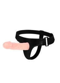 Телесный фаллоимитатор на трусиках Jessica Strap-On - 15,5 см. - Baile - купить с доставкой в Магнитогорске