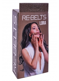 Кляп-трензель Lora с металлическими кольцами - Rebelts - купить с доставкой в Магнитогорске