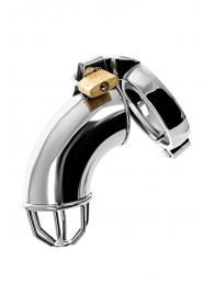 Серебристый мужской пояс верности TOYFA Metal - ToyFa - купить с доставкой в Магнитогорске