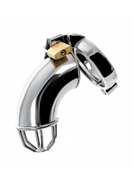 Серебристый мужской пояс верности TOYFA Metal - ToyFa - купить с доставкой в Магнитогорске