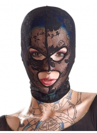 Кружевная маска-балаклава с отверстиями для глаз и рта - Orion - купить с доставкой в Магнитогорске