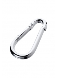 Серебристый карабин TOYFA Metal - ToyFa - купить с доставкой в Магнитогорске