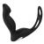Черный вибромассажер простаты P-PLEASER W ERECTION ENHANCE - Dream Toys - в Магнитогорске купить с доставкой