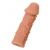 Телесная реалистичная насадка KOKOS Extreme Sleeve 06 с дополнительной стимуляцией - 12,7 см. - KOKOS - в Магнитогорске купить с доставкой