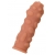 Телесная реалистичная насадка KOKOS Extreme Sleeve 11 с дополнительной стимуляцией - 12,7 см. - KOKOS - в Магнитогорске купить с доставкой