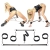 Комплект наручников и наножников с распорками Spread  em Bar and Cuff Set - Pipedream - купить с доставкой в Магнитогорске
