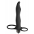 Черная вибронасадка для двойного проникновения Flirtini - 15,9 см. - Lola Games - купить с доставкой в Магнитогорске