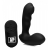 Черный стимулятор простаты Alpha-Pro 7X P-Milker Silicone Prostate Stimulator with Milking Bead - XR Brands - в Магнитогорске купить с доставкой